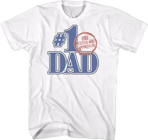 #1 Dad Kid Tested And Approved Father's Day T-Shirt