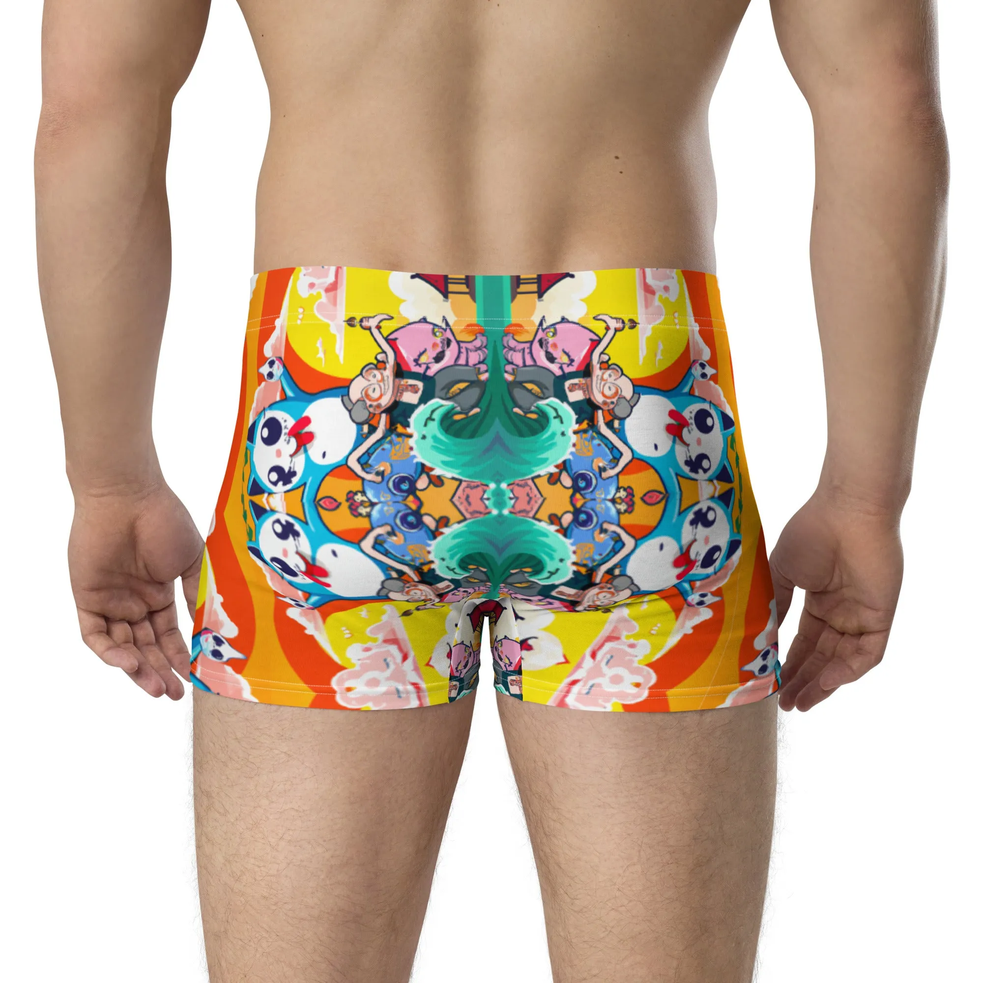 3.7 Men's Boxer Briefs - Hello, Gato   Isle of Pups