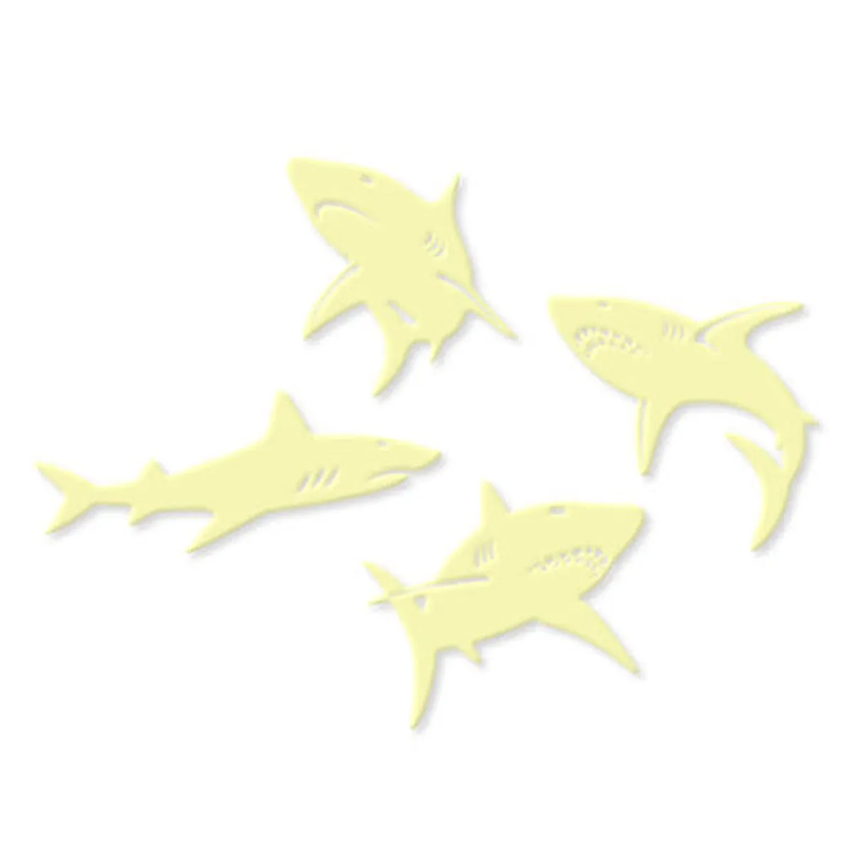 4M glow in the dark sharks