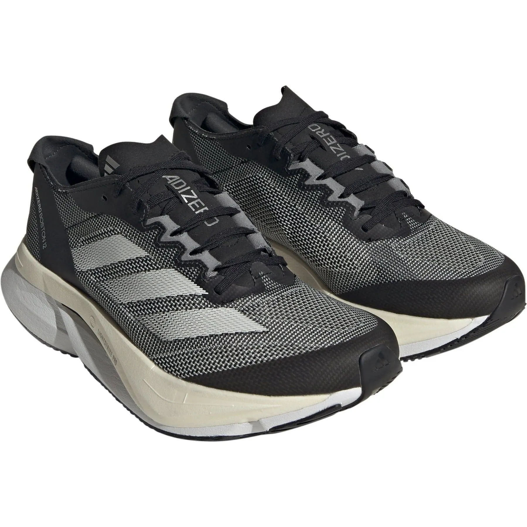 adidas Adizero Boston 12 Womens Running Shoes - Black