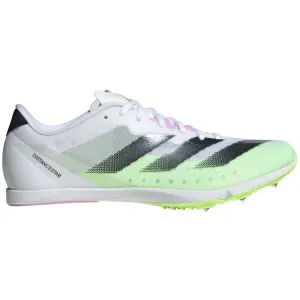 adidas Distancestar Running Spikes Cloud White / Core Black / Green Spark