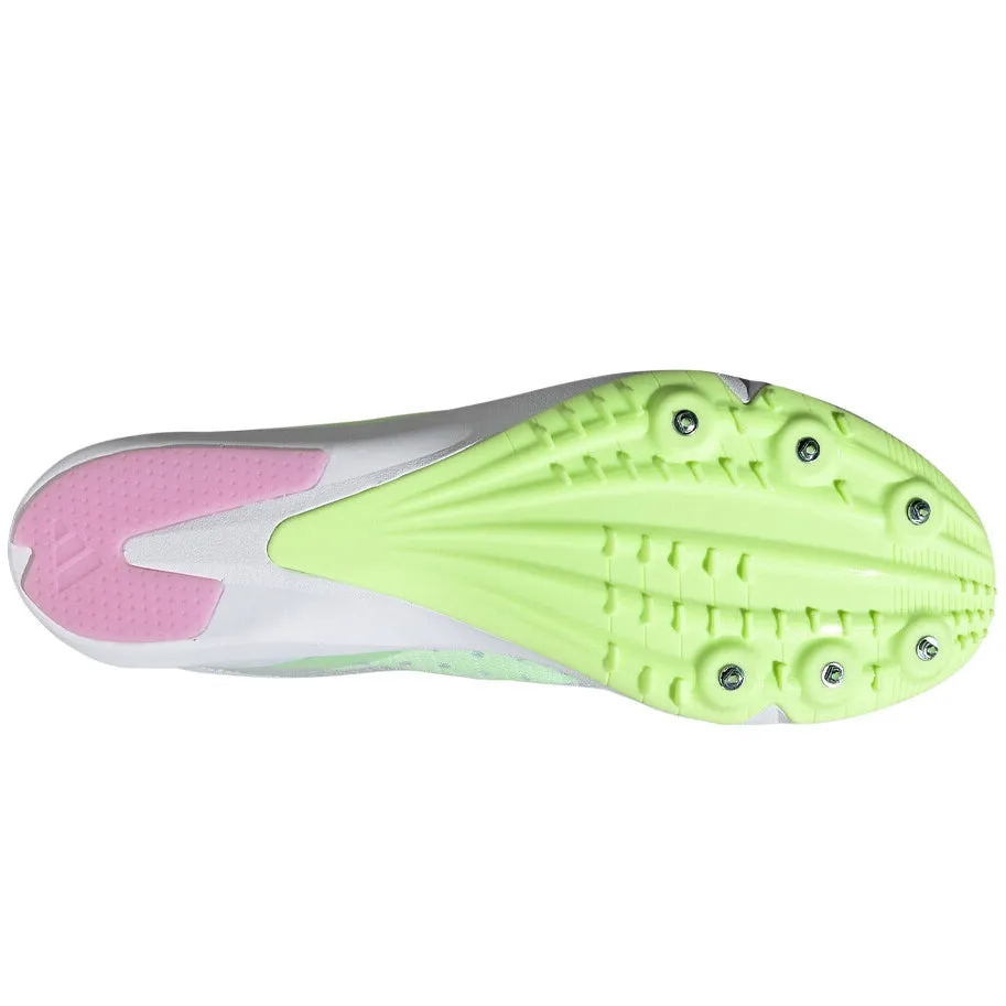 adidas Distancestar Running Spikes Cloud White / Core Black / Green Spark