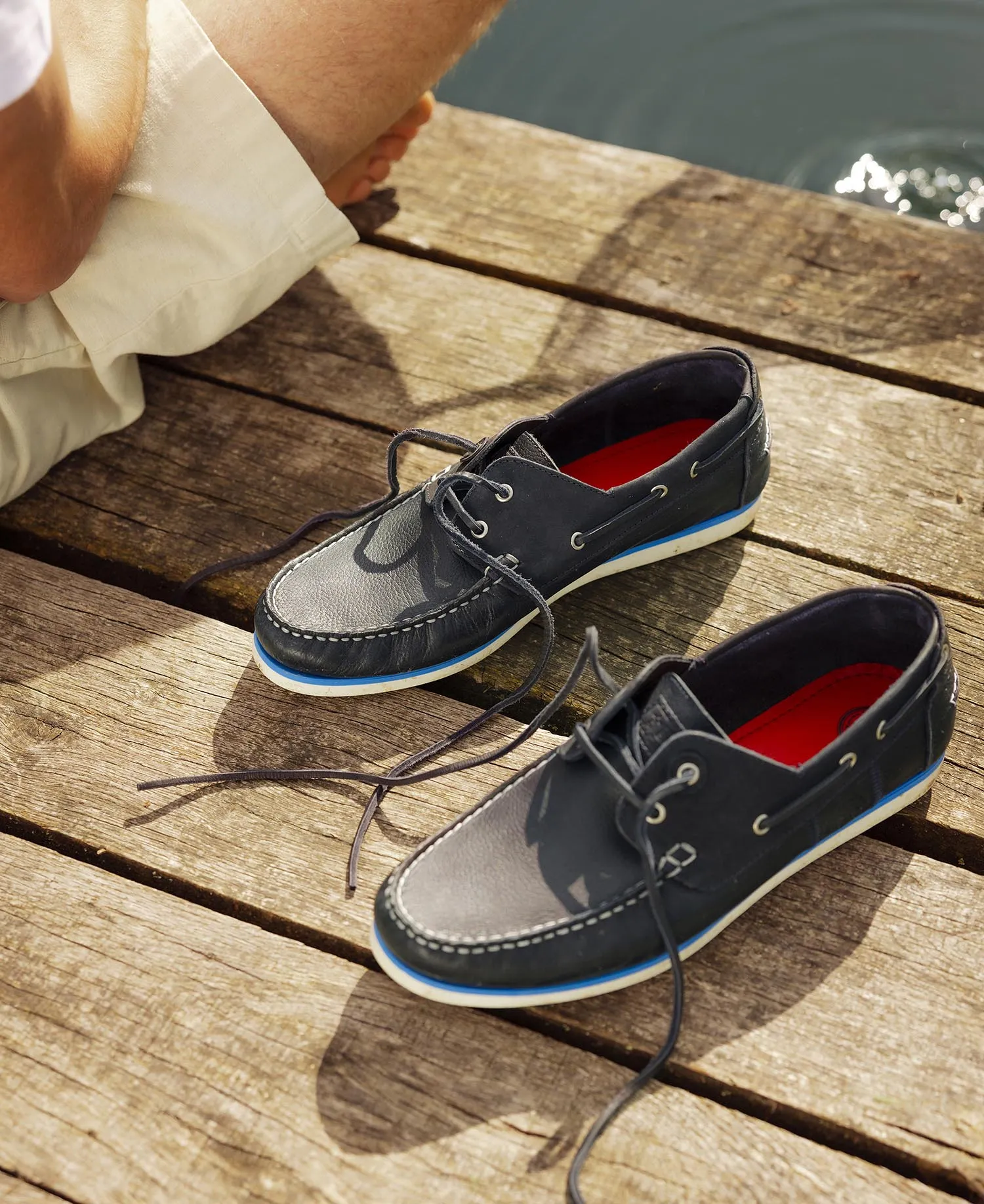 Barbour Wake Boat Shoe - Navy