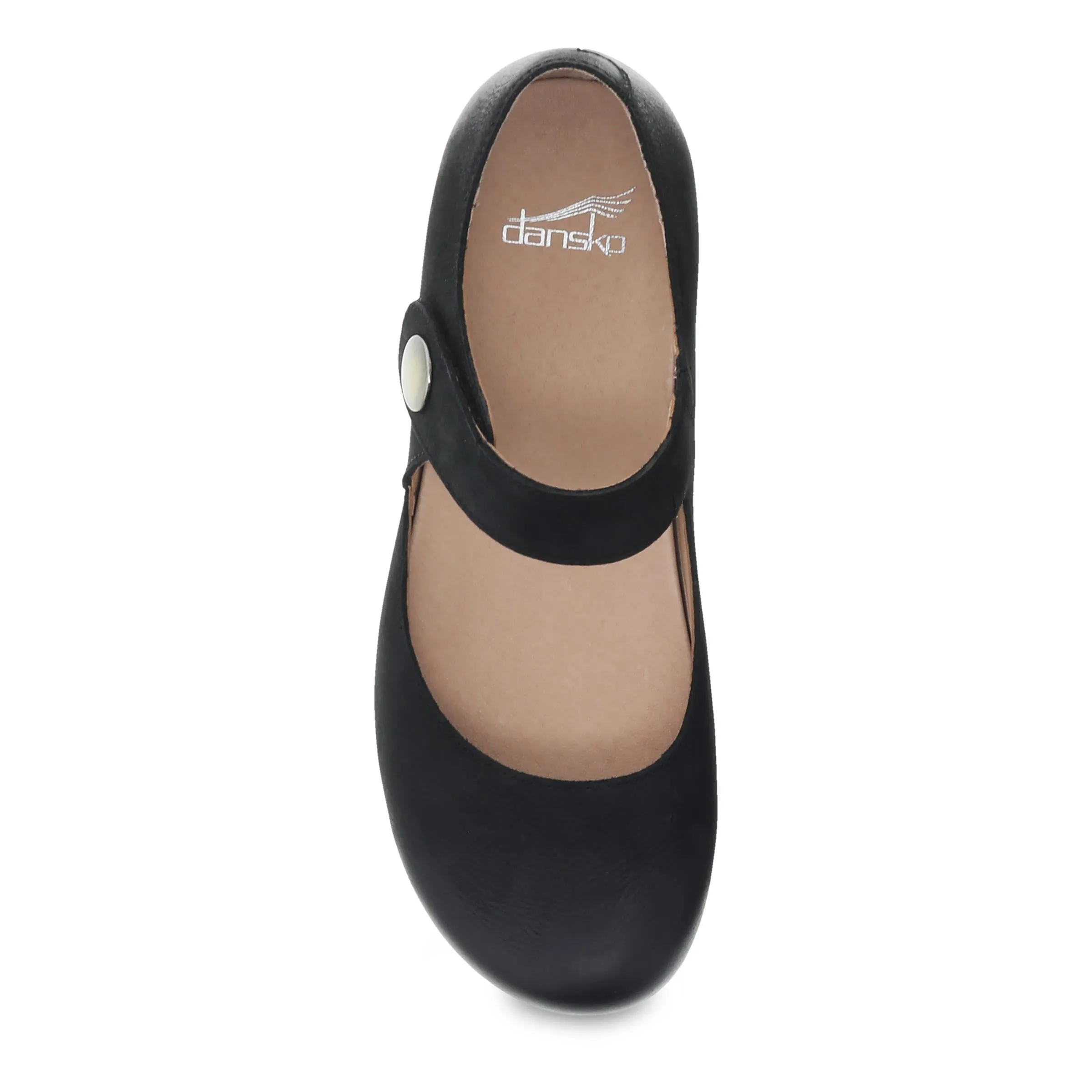 Beatrice Black Burnished Nubuck