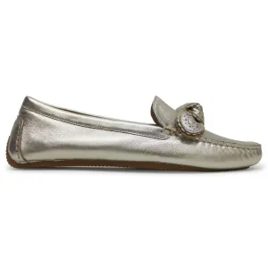 Bellport Bow Driver Leather Women's Loafers Shoes