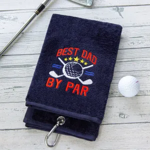 Best Dad By Par Novelty Towel