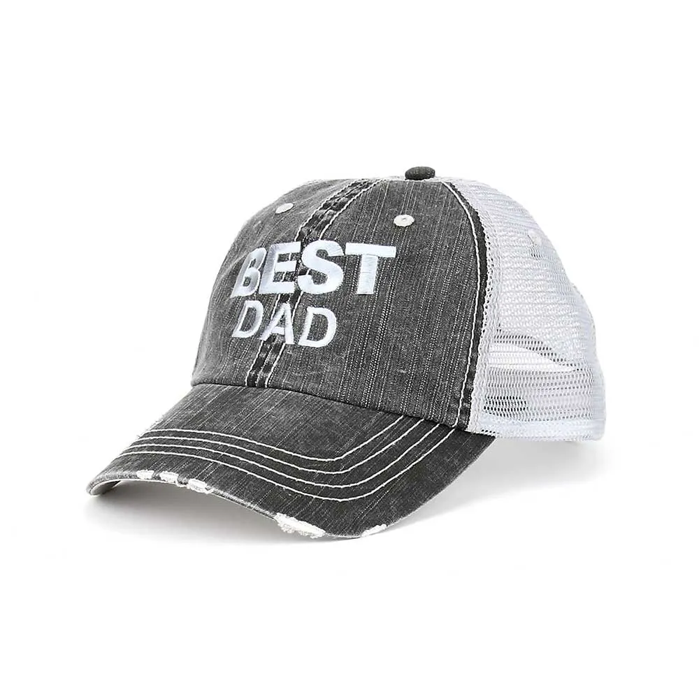 Best Dad Cotton Trucker Cap