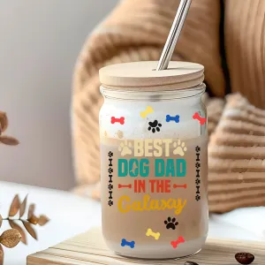 Best Dog Dad in the Galaxy | Sipper Glass, 16oz