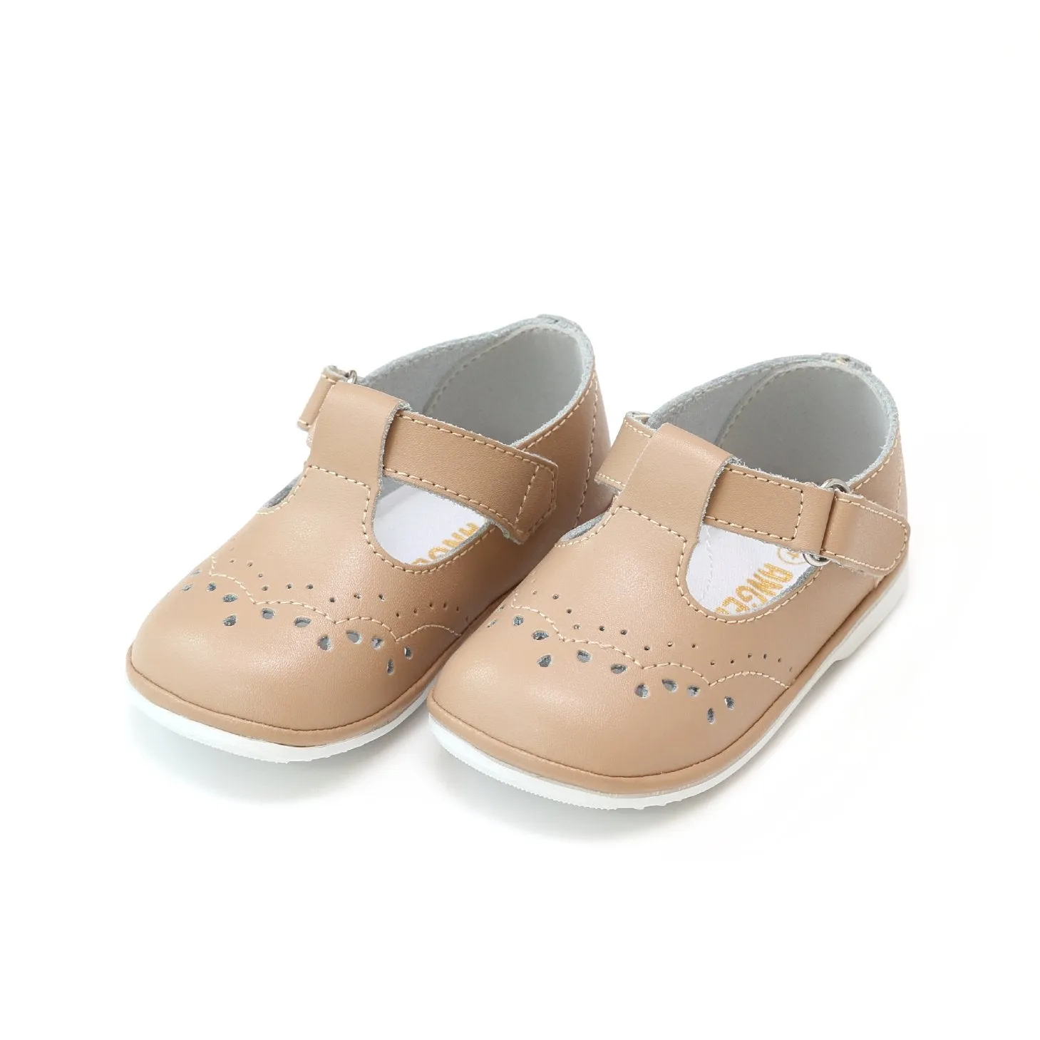 Birdie Leather TStrap Mary Jane - Latte