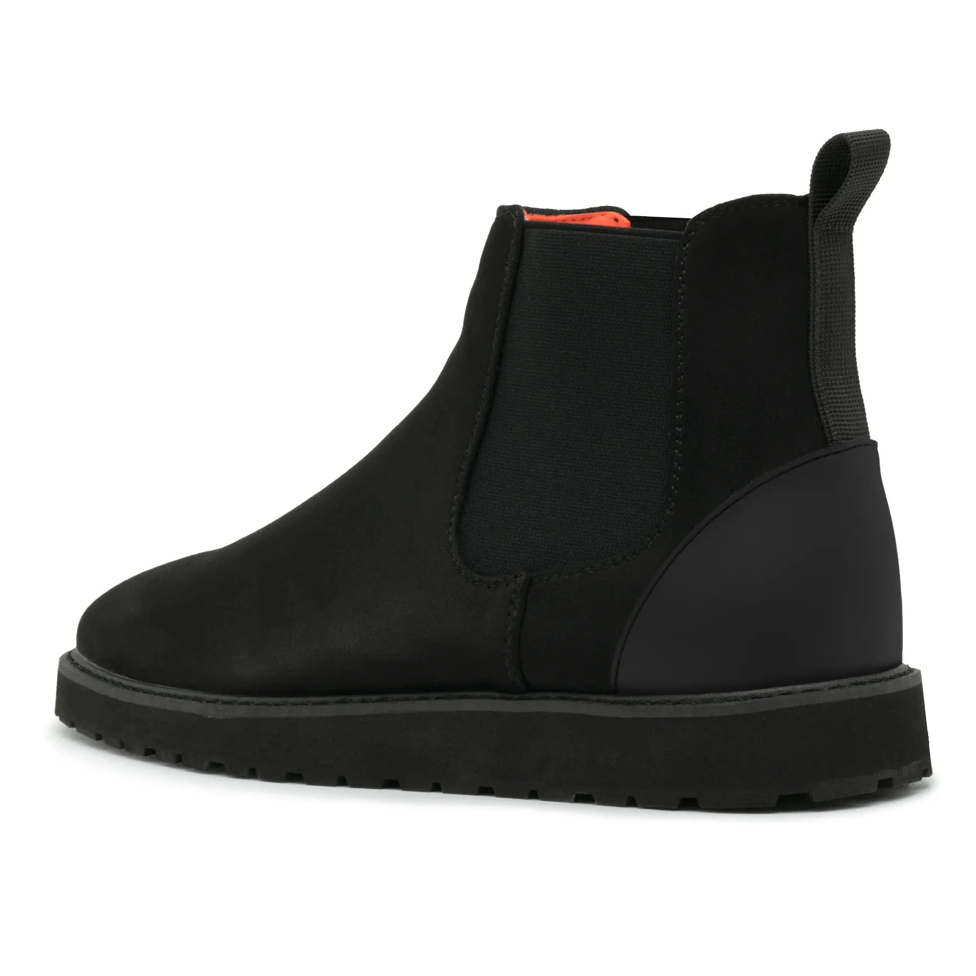 Black Suede Chelsea Boots Casual Fashion Design Sneaker-The Mustella