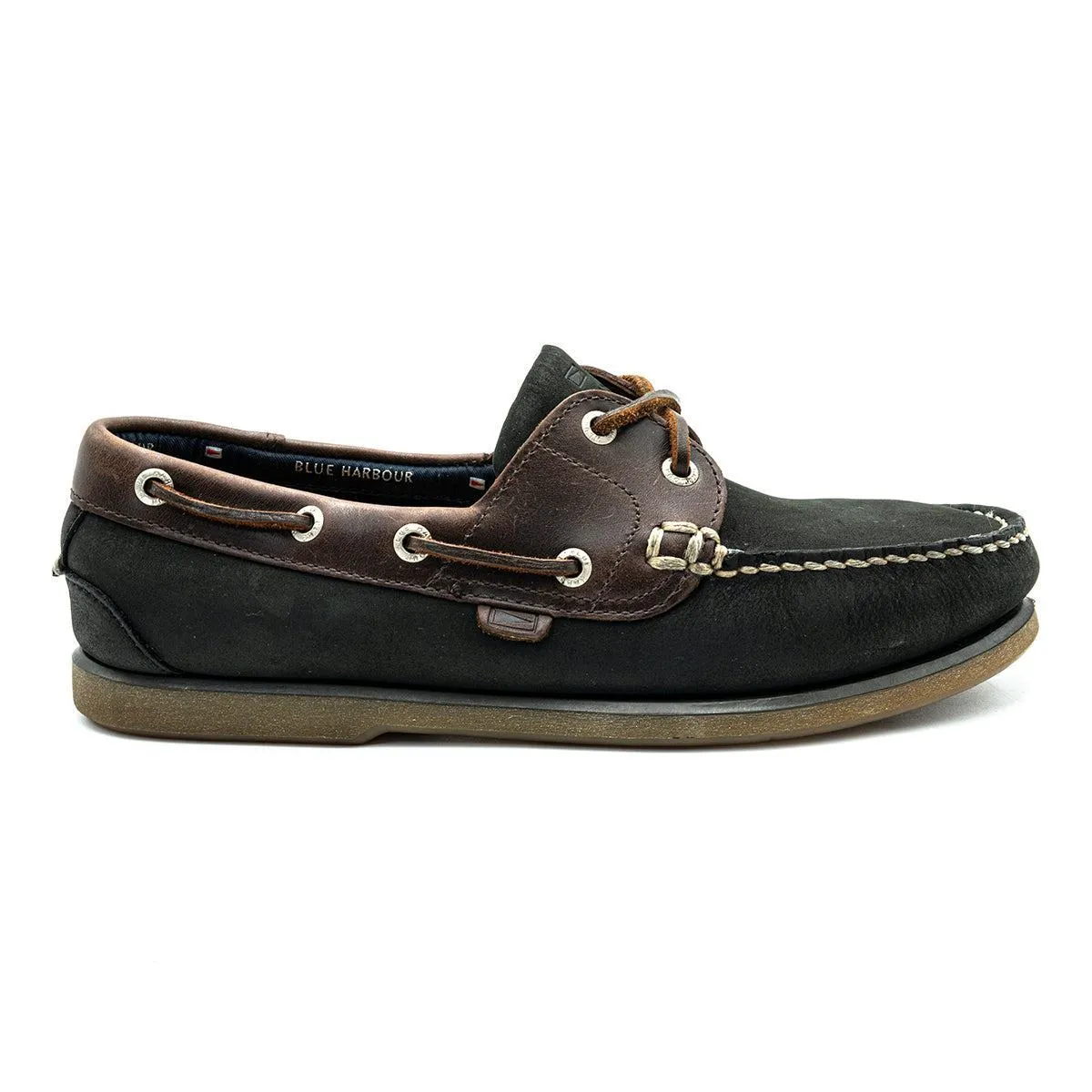 Blue Harbour Blue Habour Boat Shoes Leather Green Colour For Men