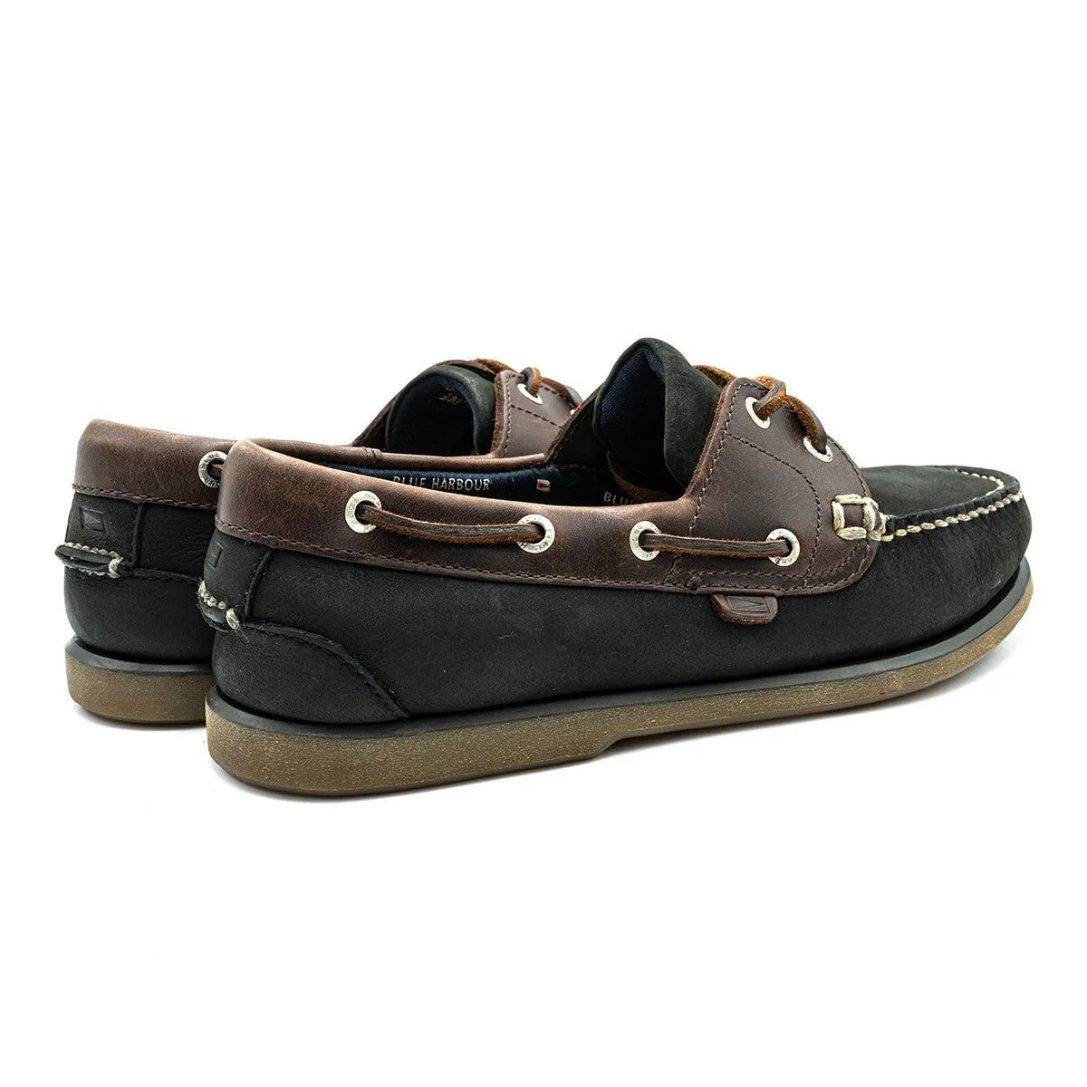 Blue Harbour Blue Habour Boat Shoes Leather Green Colour For Men