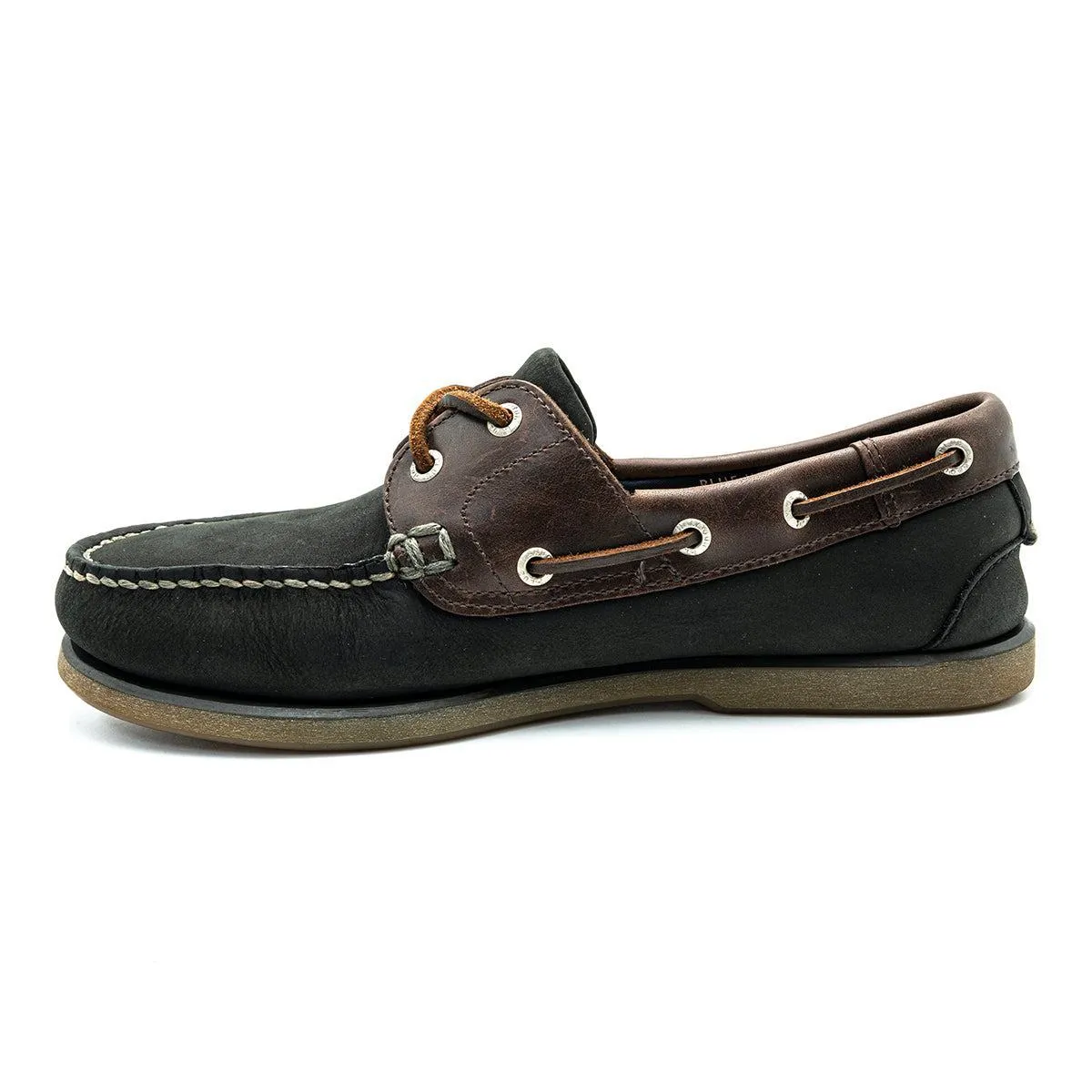 Blue Harbour Blue Habour Boat Shoes Leather Green Colour For Men