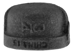 Boshart 2-BLCA-07 3/4" Black Malleable Iron Cap, Class 150