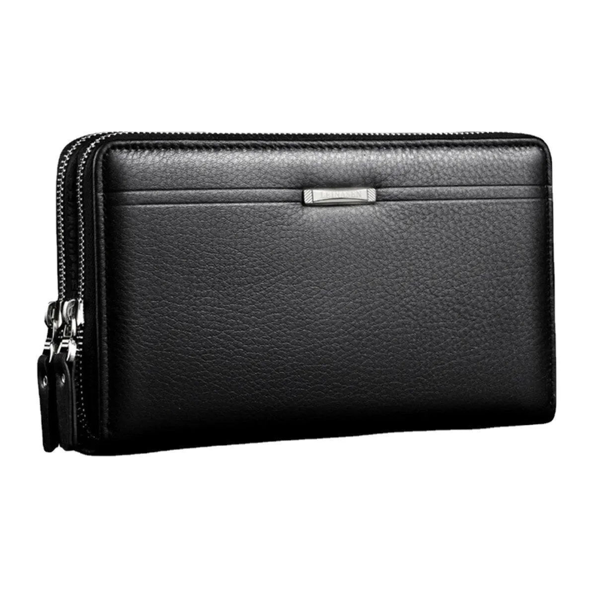 Business Men Leather Clutches Bag Handbag Wallet Purse Mobile Phone Card