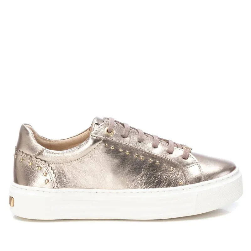 Carmela bronze leather sneaker