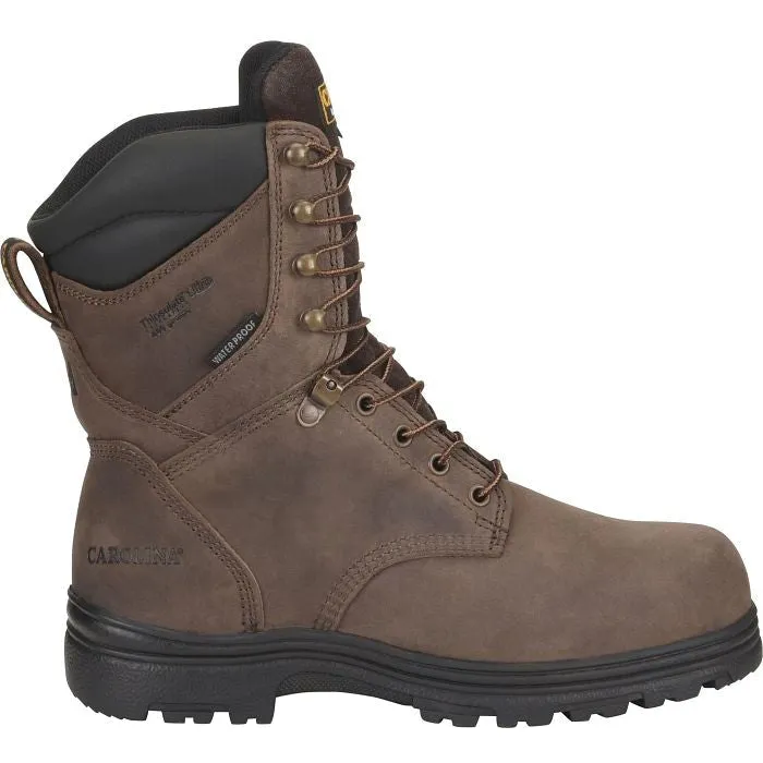 Carolina Men's Surveyor 8" Insulated Waterproof Work Boot -Brown- CA3034