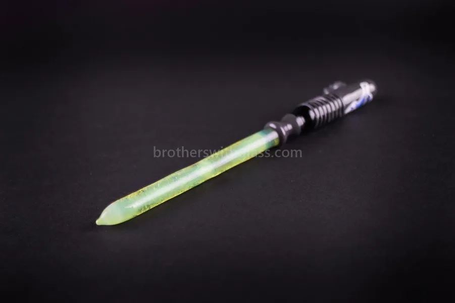 Chameleon Glass Atom Saber Wand Dabber - Slyme