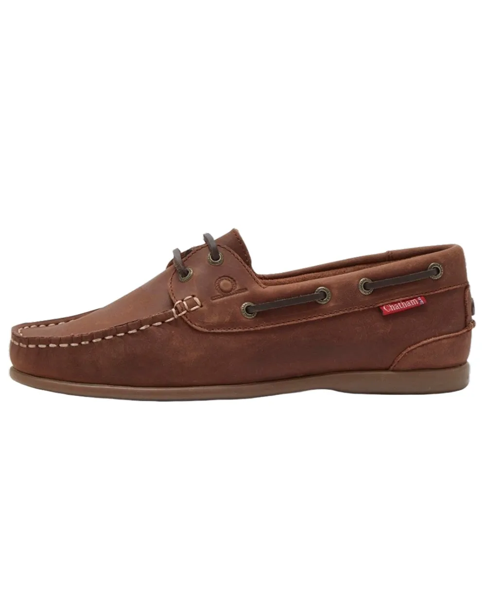 Chatham Womens Penang Leather Boat Shoes