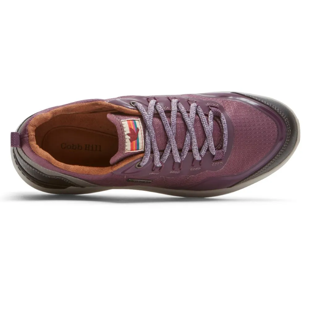 'Cobb Hill' Women's Skylar WP Lace Sneaker - Eggplant