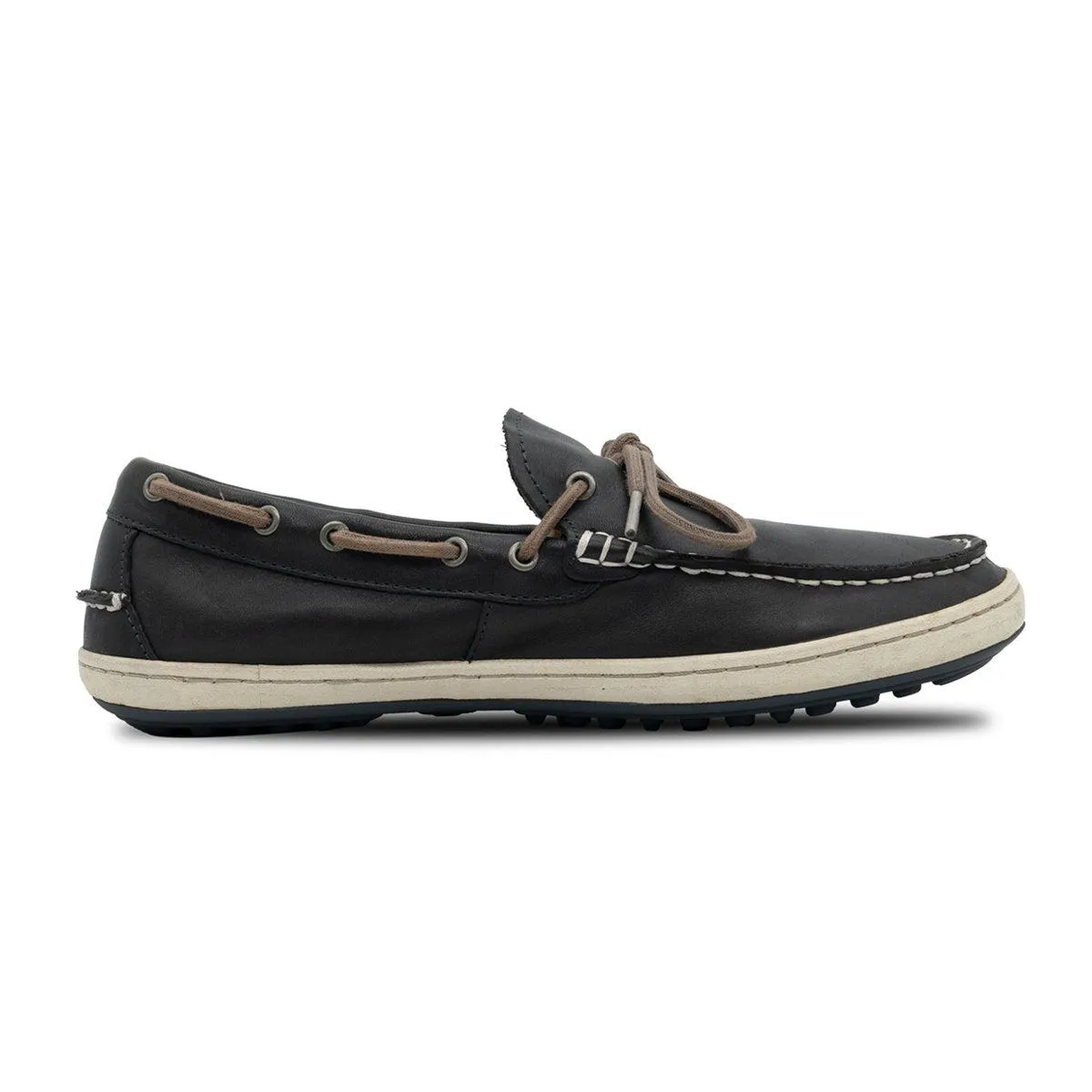 Cole Haan Pinch Roadtrip Casualboat Shoes Leather Black Colour For Men