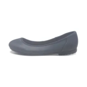 Crocs At Work Ballerinas Pu Leather Black Colour For Women