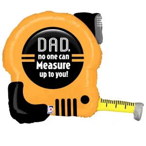 Dad Tape Measure Balloon | Father's Day | Dad Birthday | 30 INCH