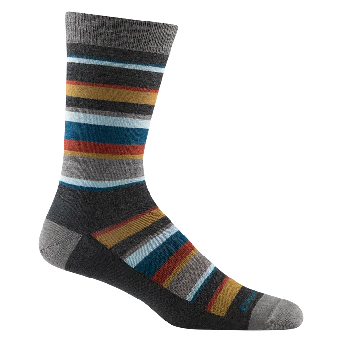 Darn Tough Druid Crew Lightweight Lifestyle Sock (Men's) - Charcoal