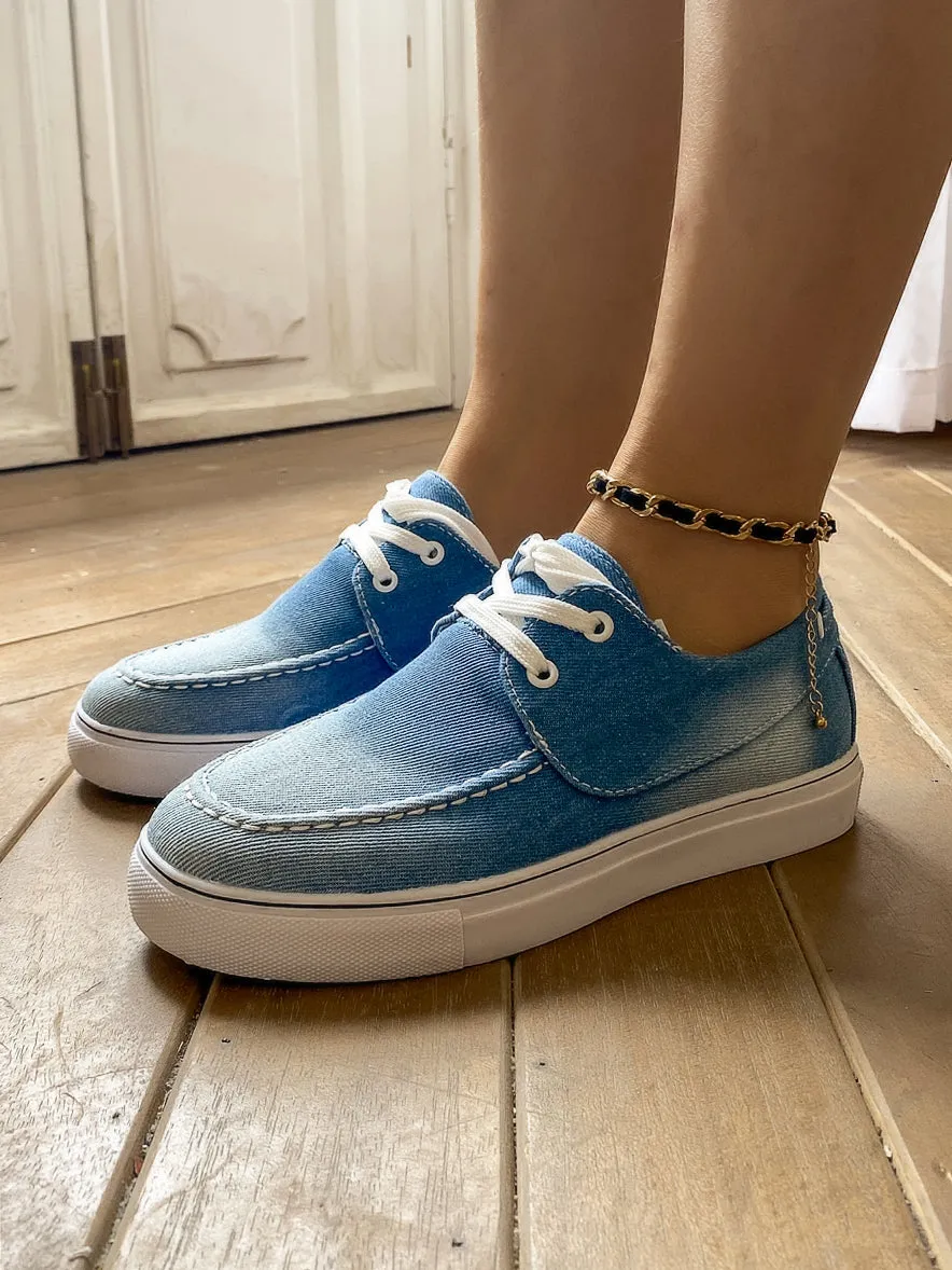 Denim Range Sneakers Boat Shoes | En Bloom