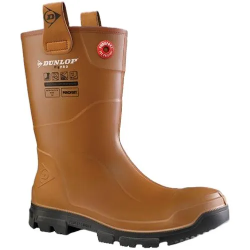 Dunlop Purofort RigPRO Full Safety Fur lining Wellington Boots