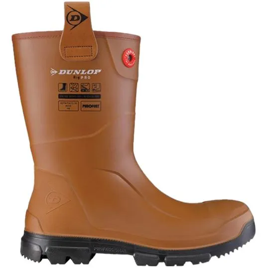 Dunlop Purofort RigPRO Full Safety Fur lining Wellington Boots