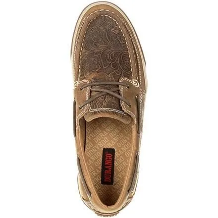 Durango Women's Music City Western Embossed Boat Shoes DRD0233