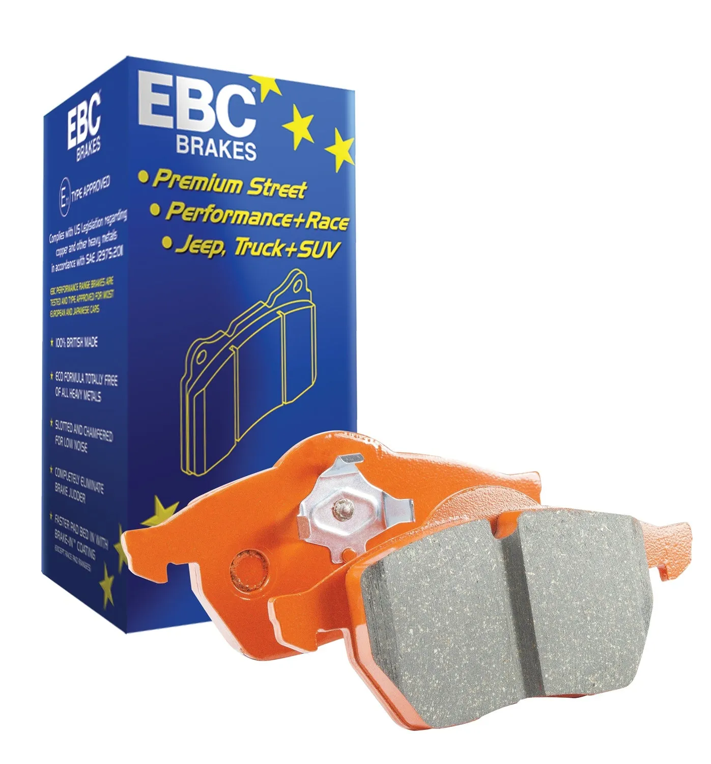 EBC Brakes DP91771/3 Orangestuff 9000 Series Race Brake Pads