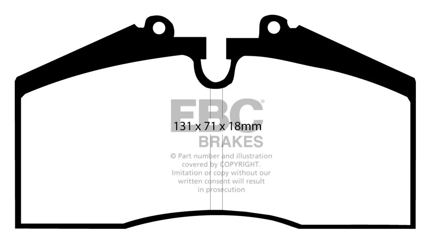 EBC Brakes DP9767 Orangestuff 9000 Series Race Brake Pads; FMSI Pad No. D447;