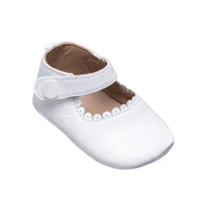 Elephantito Baby Mary Janes -- White