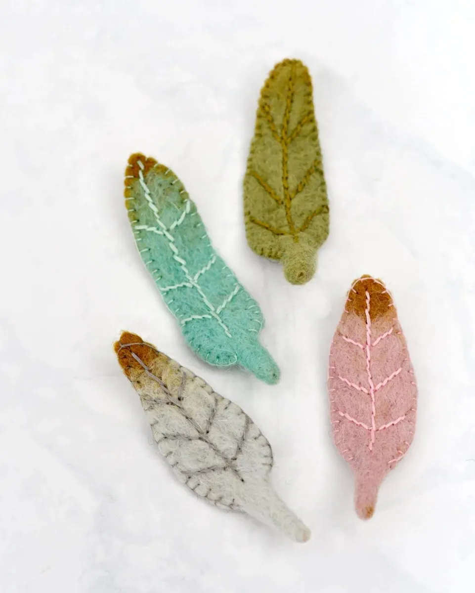 Felt Feathers (Set of 4) - Tara Treasures