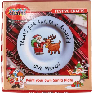 Festive Crafts Paint your own Christmas Plate