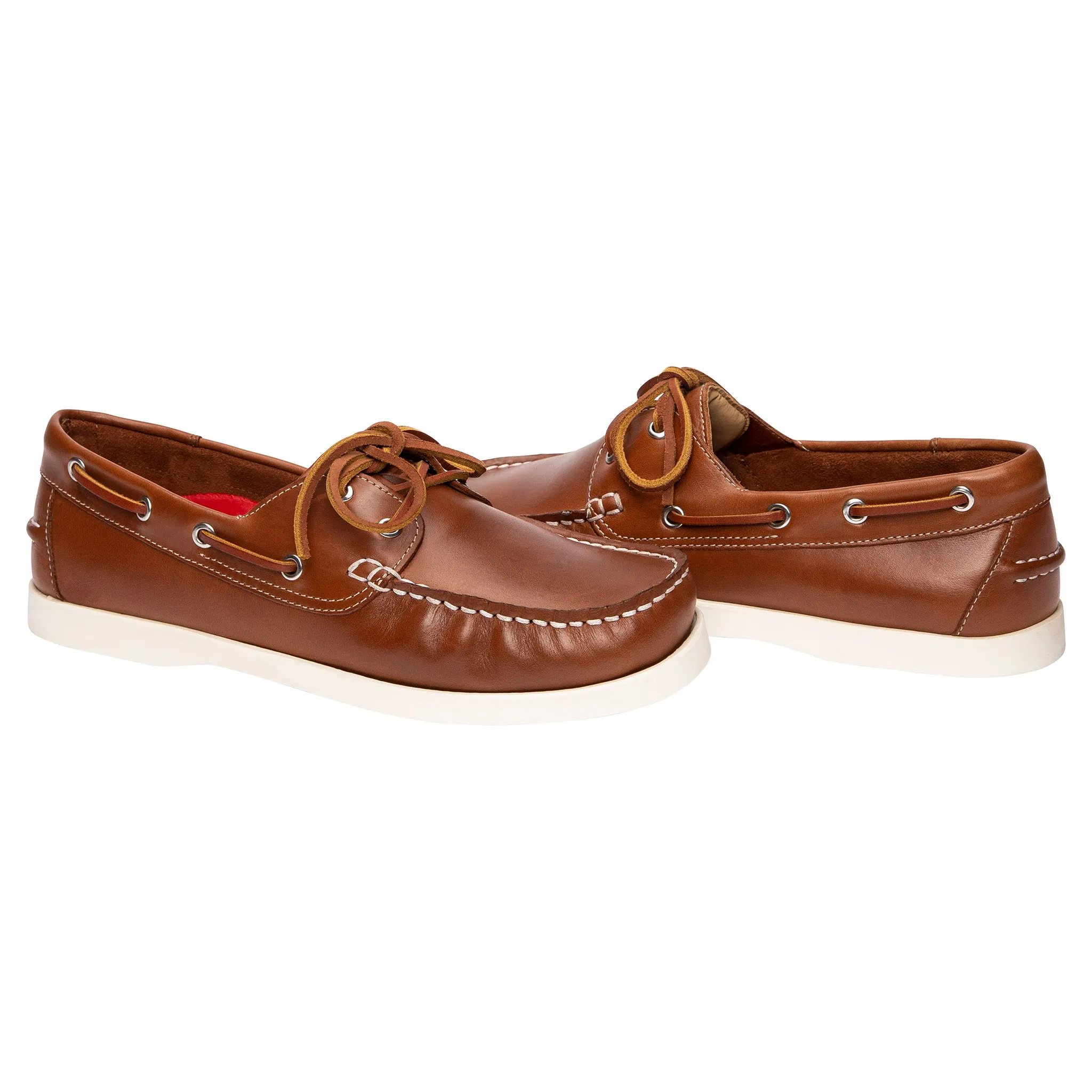 Flinders Leather Deck Shoe - Tan