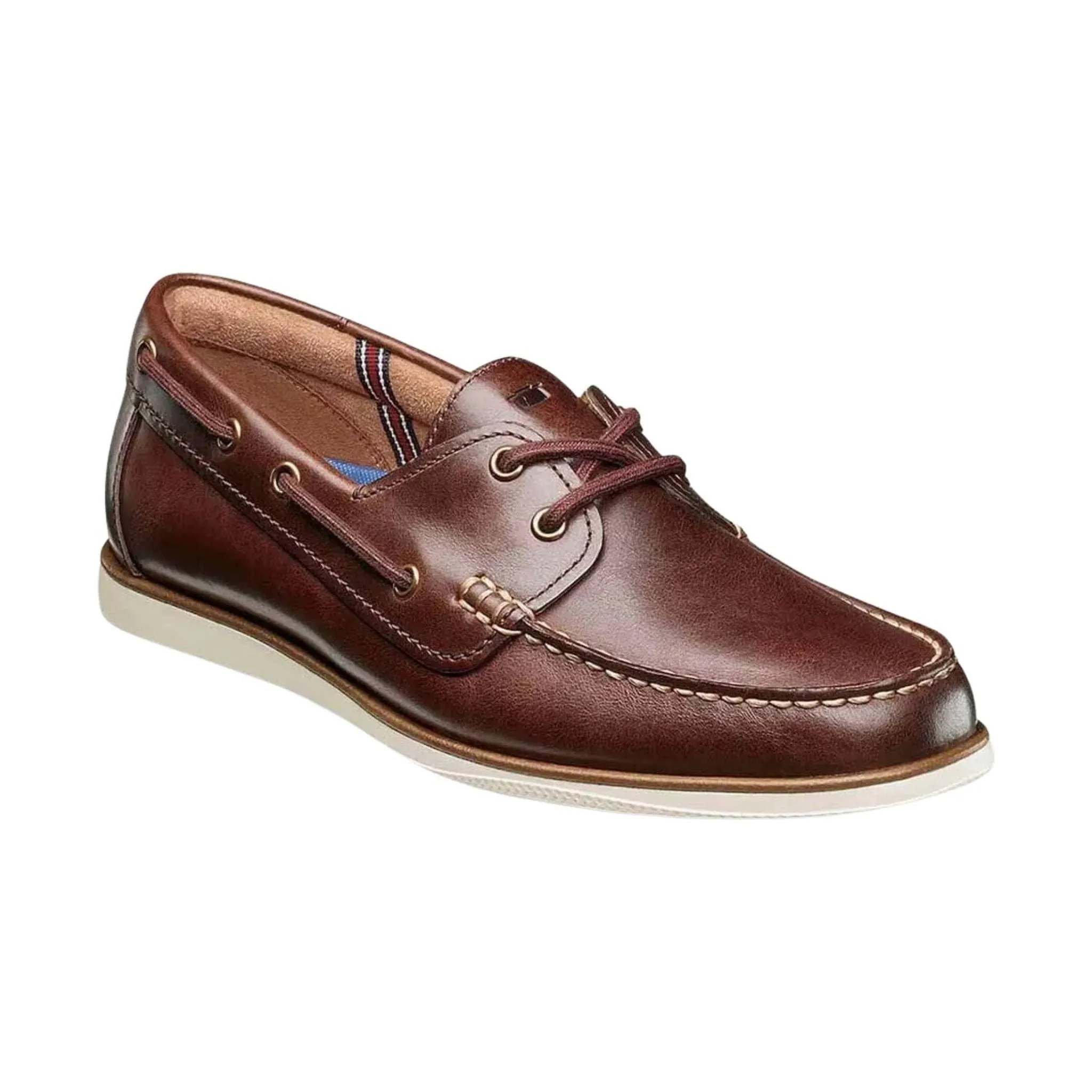 Florsheim Men's Atlantic Moc Toe Boat Shoe - Chocolate FINAL SALE