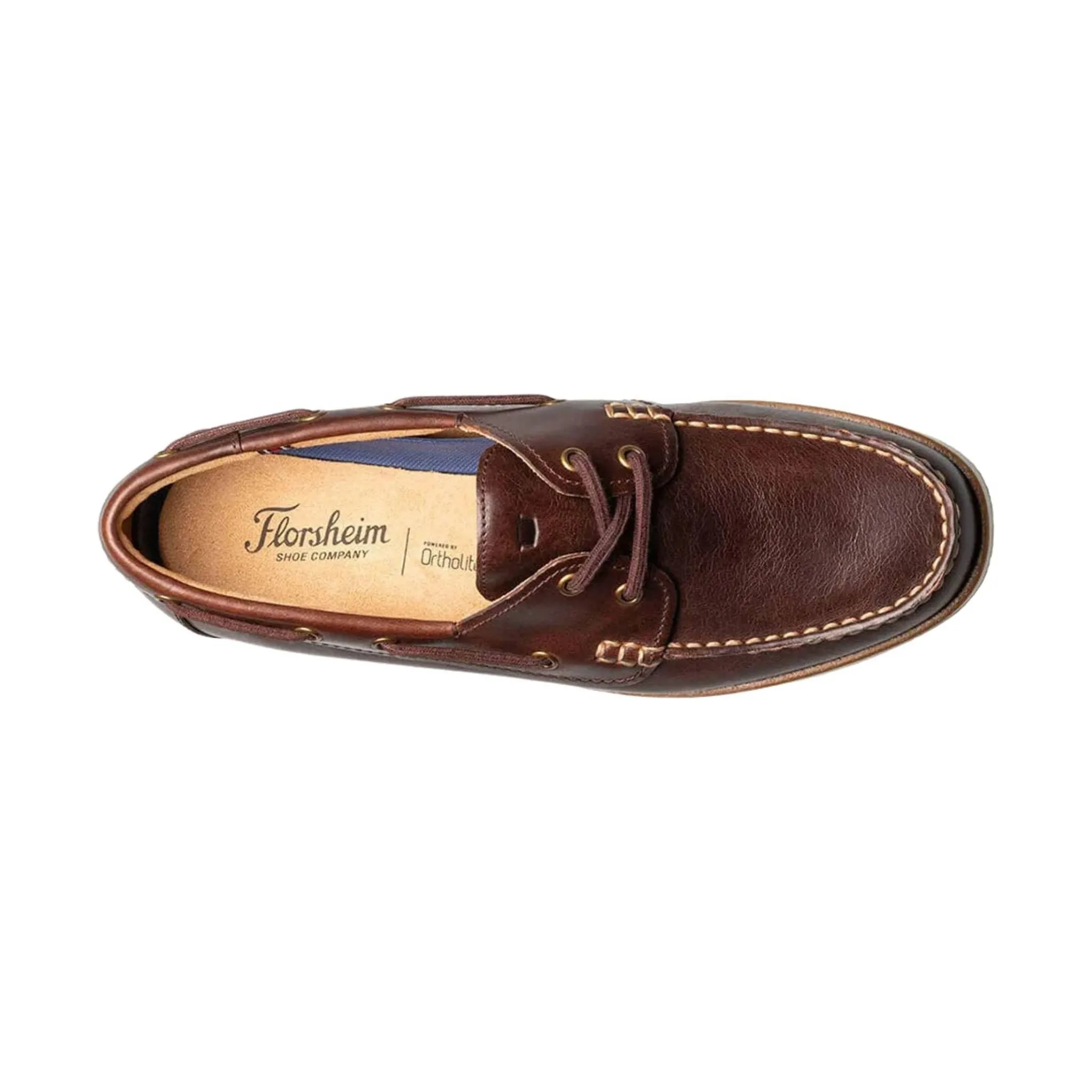 Florsheim Men's Atlantic Moc Toe Boat Shoe - Chocolate FINAL SALE