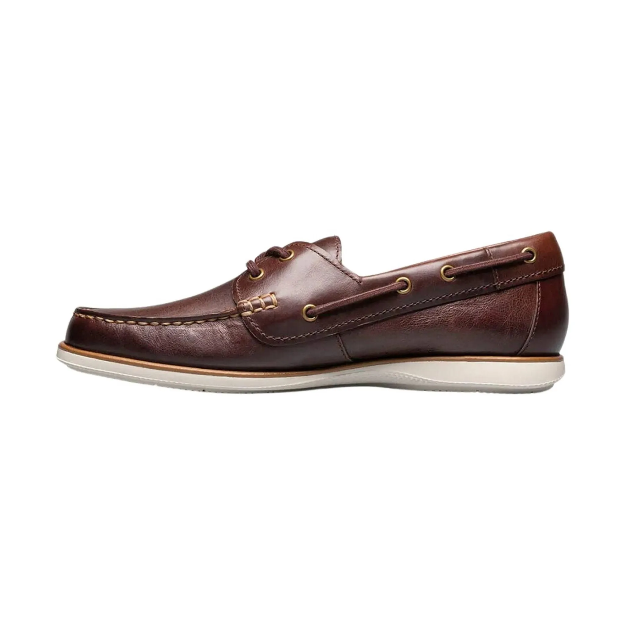 Florsheim Men's Atlantic Moc Toe Boat Shoe - Chocolate FINAL SALE