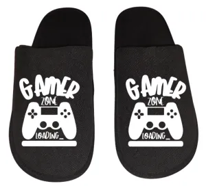 gaming zone video game Gamer Gaming Men's Slippers / House Shoes slides dad husband father son gift