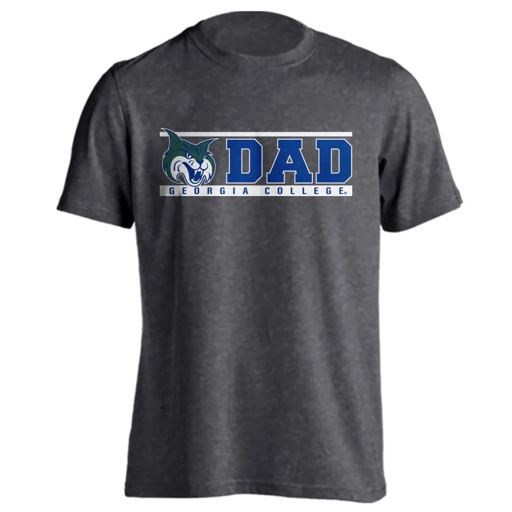 Georgia College Bobcats Proud Parent Dad T-Shirt