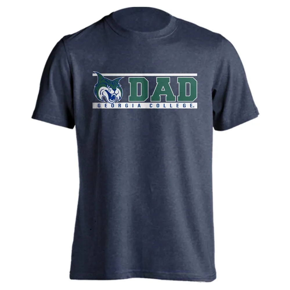 Georgia College Bobcats Proud Parent Dad T-Shirt