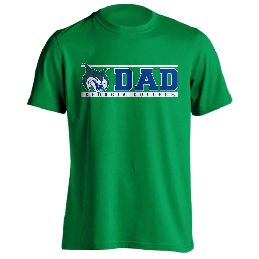 Georgia College Bobcats Proud Parent Dad T-Shirt