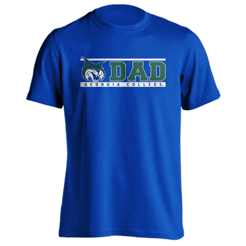 Georgia College Bobcats Proud Parent Dad T-Shirt