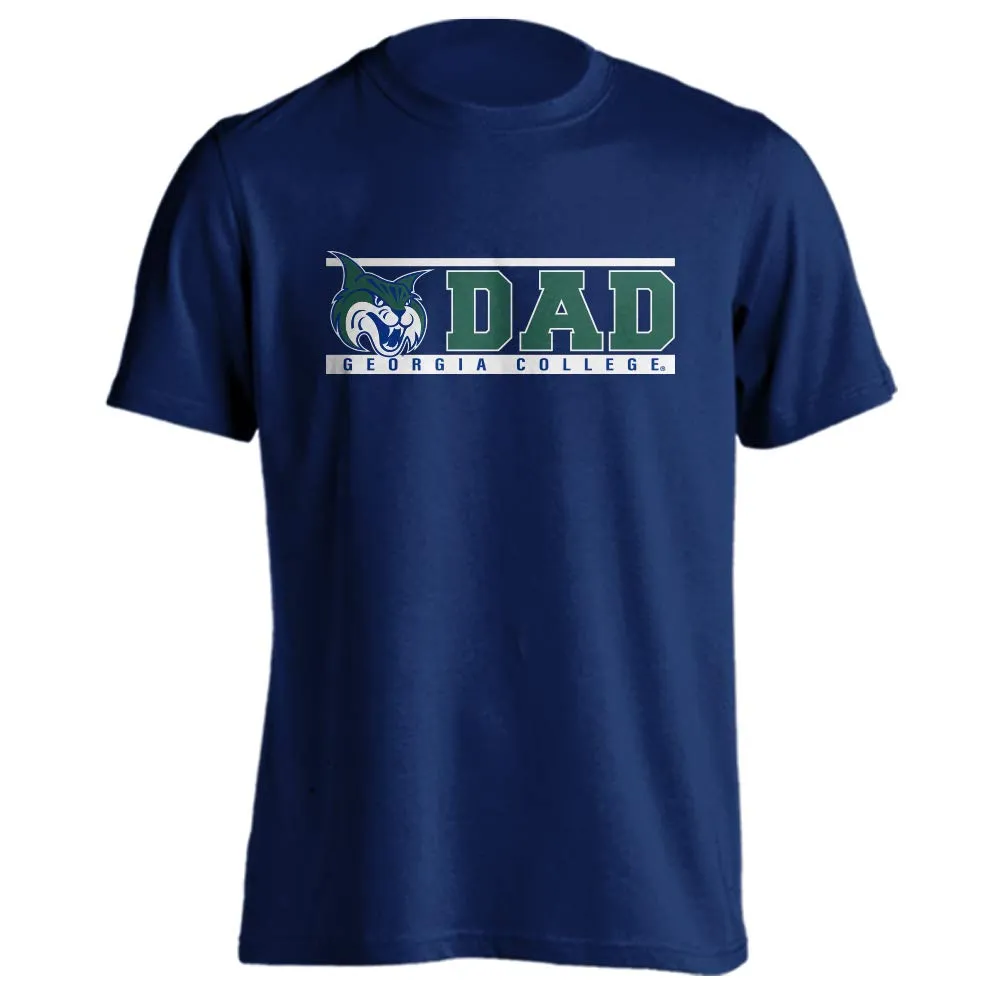 Georgia College Bobcats Proud Parent Dad T-Shirt