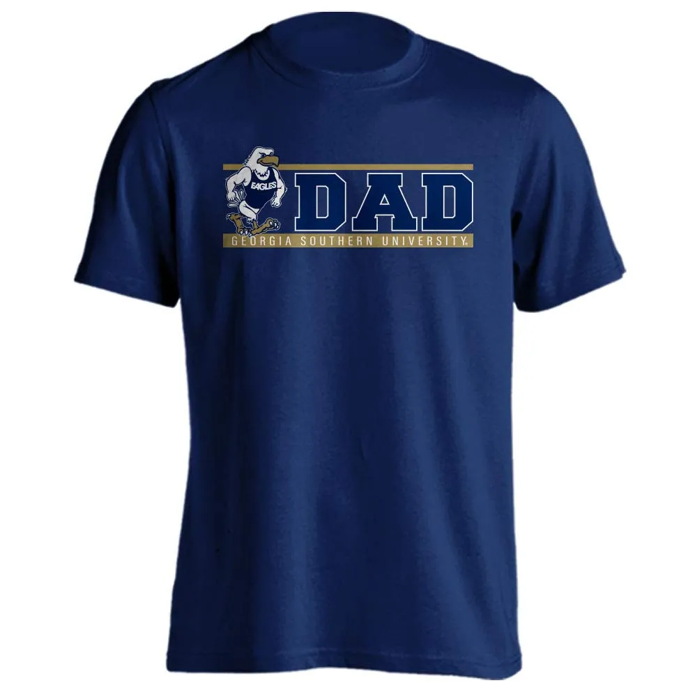 Georgia Southern University Eagles GSU Dad Logo Father Short Sleeve T-Shirt