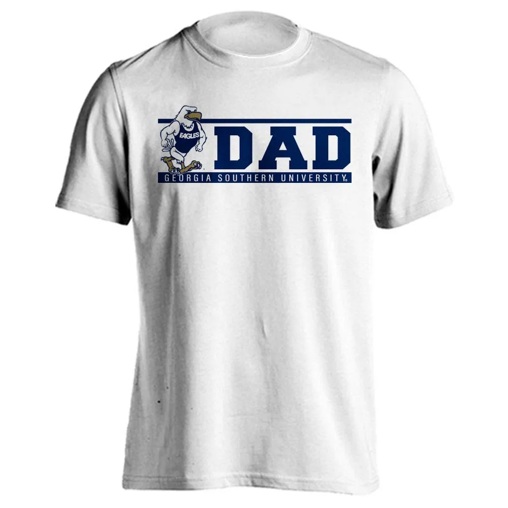 Georgia Southern University Eagles GSU Dad Logo Father Short Sleeve T-Shirt