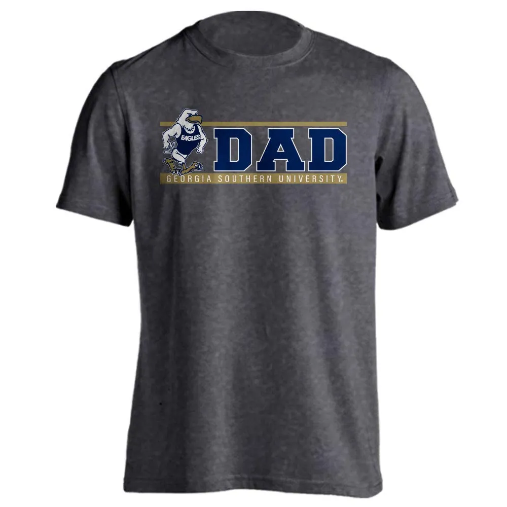 Georgia Southern University Eagles GSU Dad Logo Father Short Sleeve T-Shirt